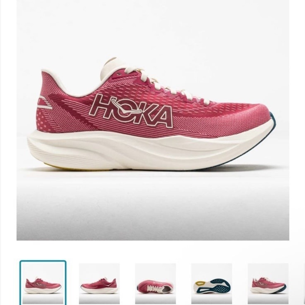 HOKA Mach 7 Women's Lingonberry/Cranberry in size 8.5